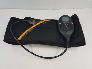 A picture of the Slendertone ab belt in this review